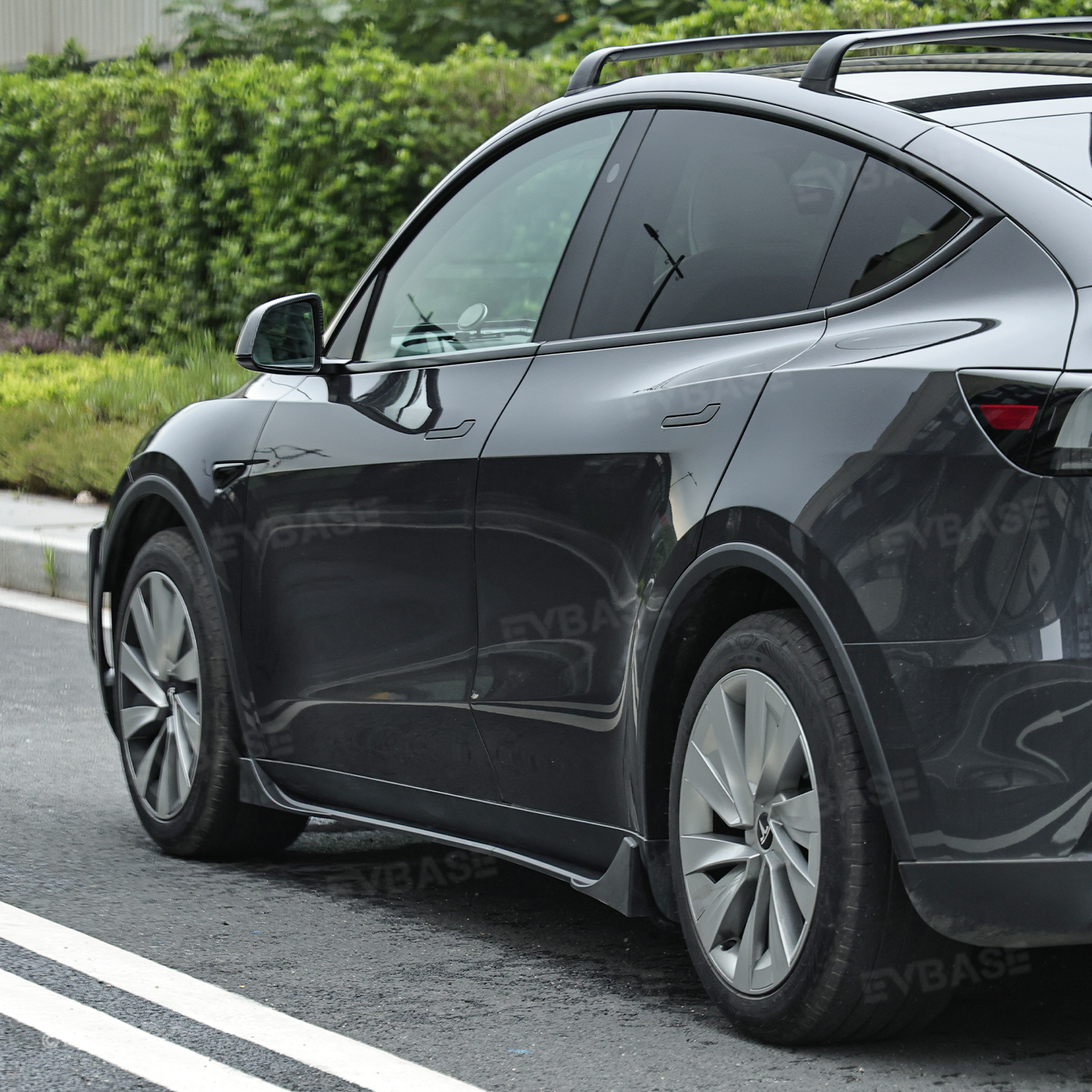 Model 3 Highland & Model Y Juniper Side Skirts Splitter Lip Extensions Diffuser Panel ABS Body Kit F Style for Tesla