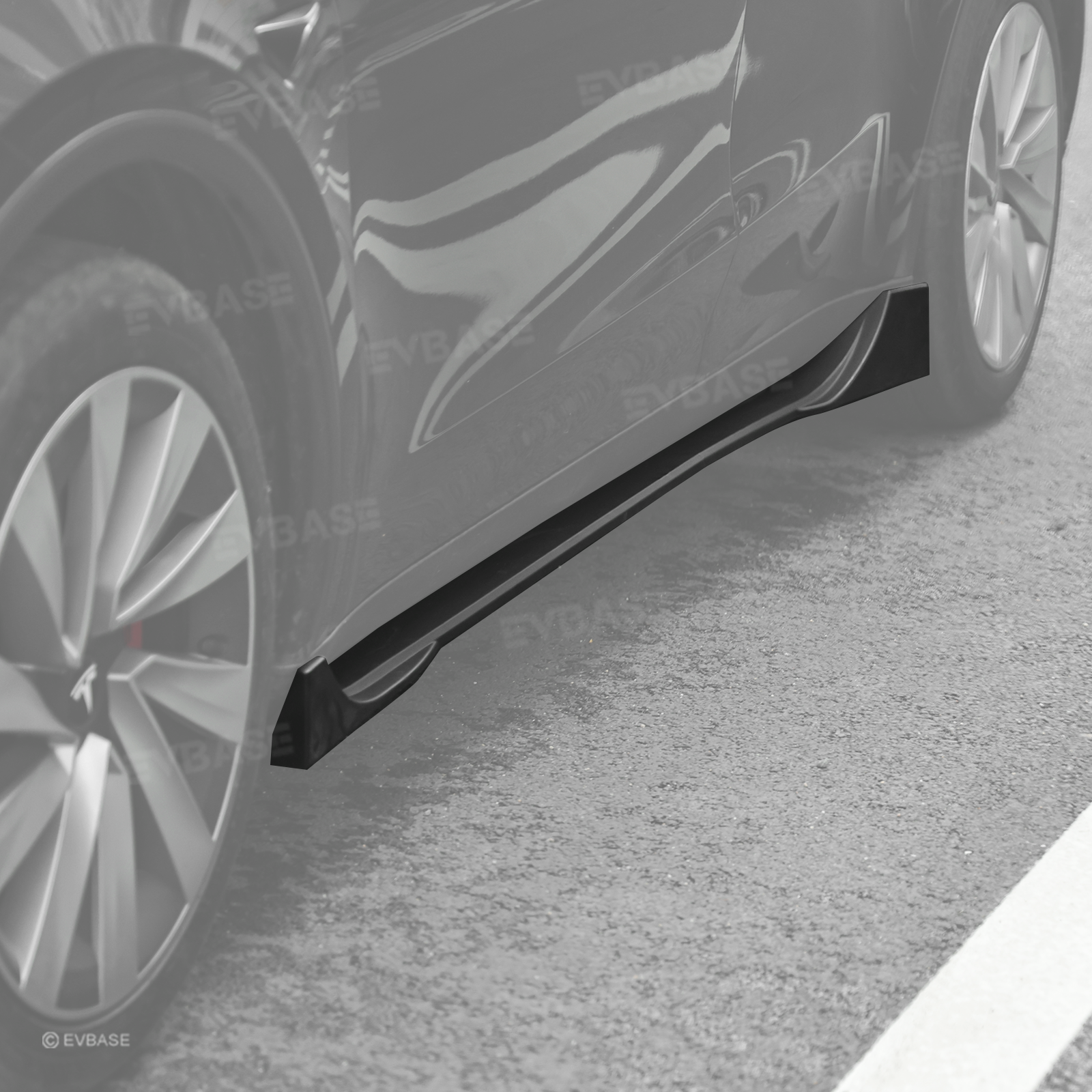 Model 3 Highland & Model Y Juniper Side Skirts Splitter Lip Extensions Diffuser Panel ABS Body Kit F Style for Tesla