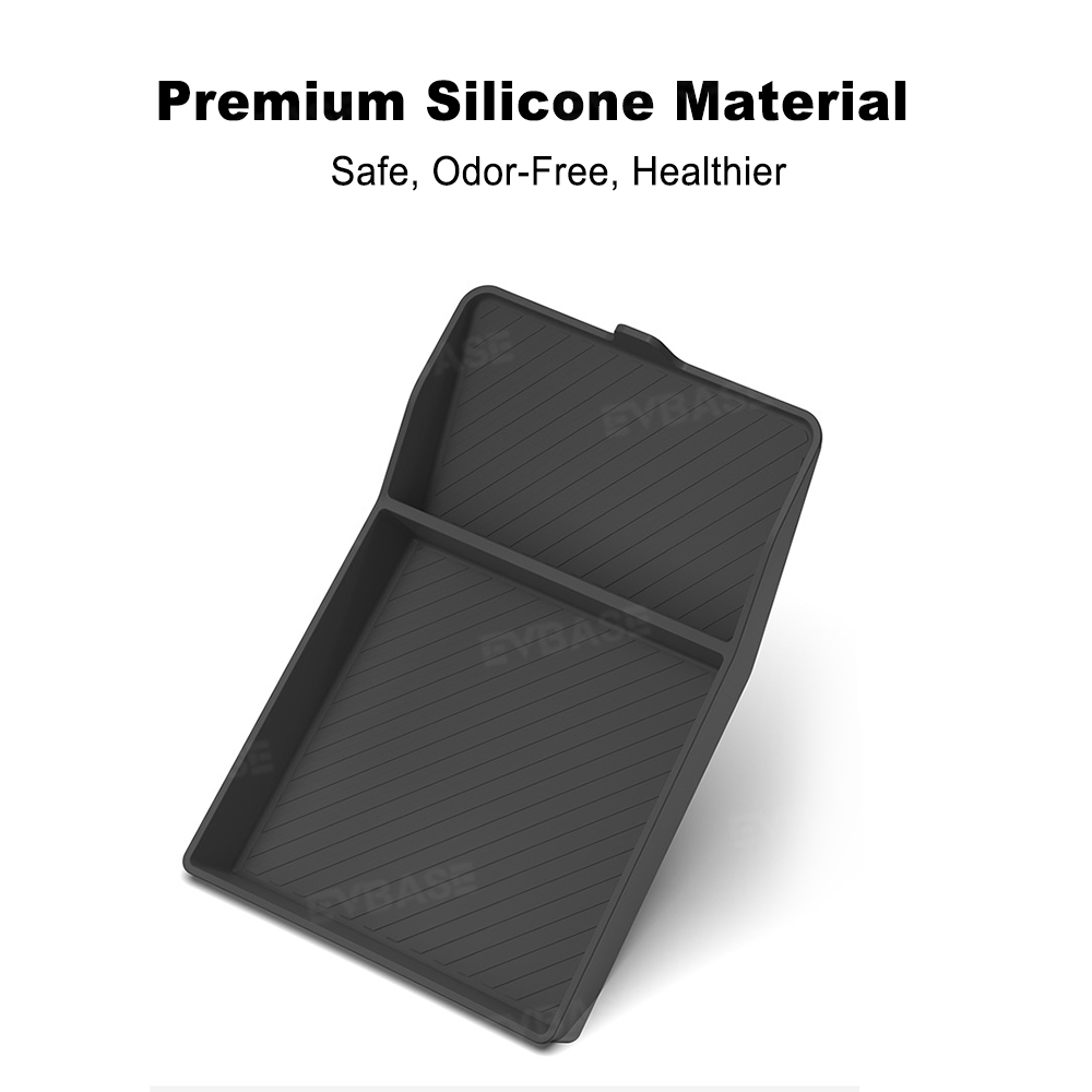 Model Y Juniper Standard Lower Armrest Organizer Silicone Storage Insert Tray