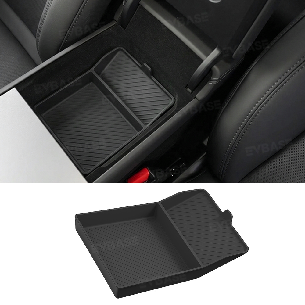 Model Y Juniper Standard Lower Armrest Organizer Silicone Storage Insert Tray
