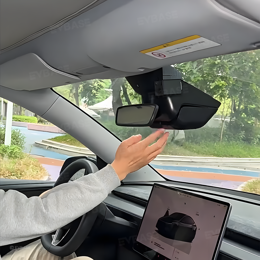 Model Y Juniper Sunglasses Holder Box Overhead Glasses Case for Tesla