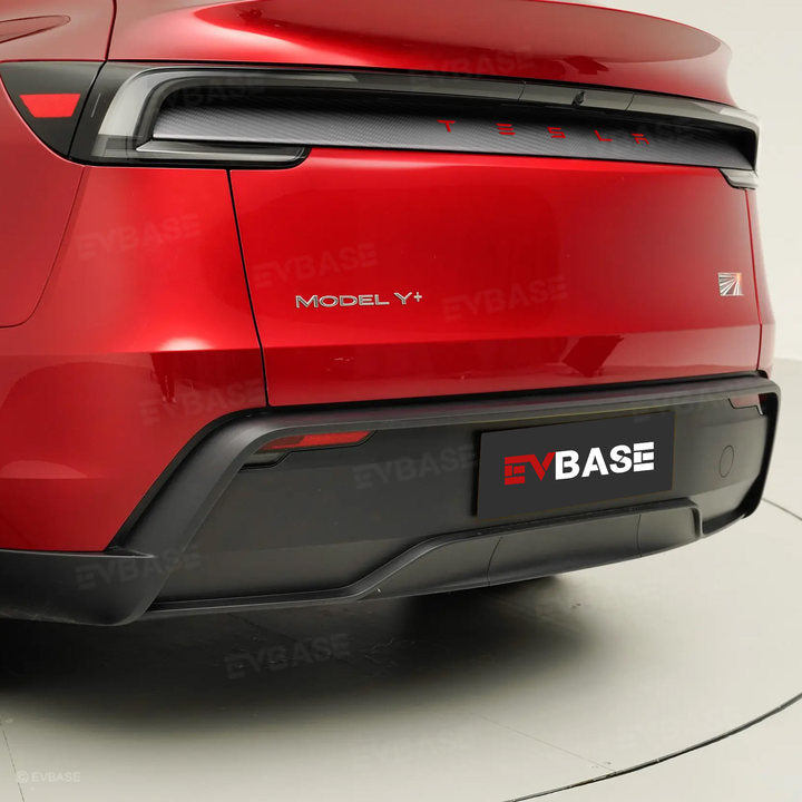 Model Y Juniper Tailgate Applique Overlay Real Dry Molded Carbon Fiber Rear Tailgate Trim for Tesla