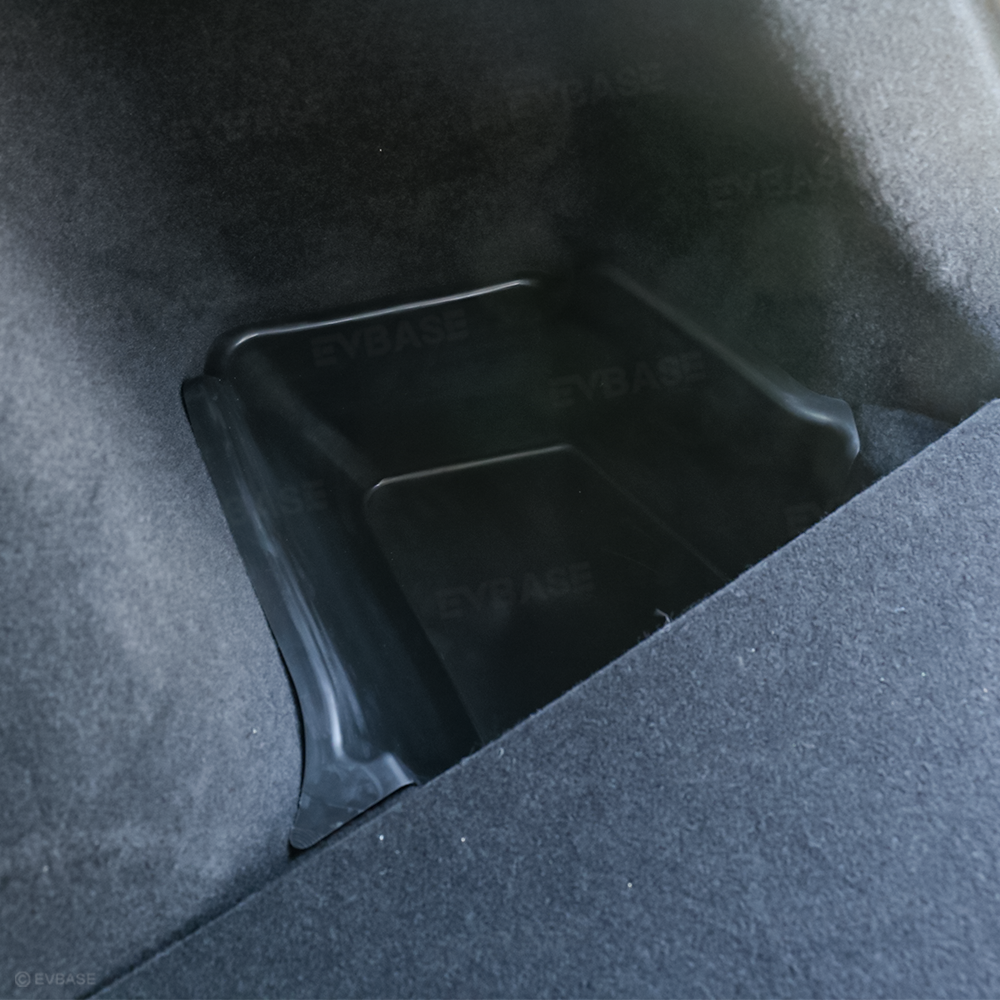 Model Y Juniper Trunk Side Storage Box & Side Door Organizer Tray & Rear Seat Trash Can