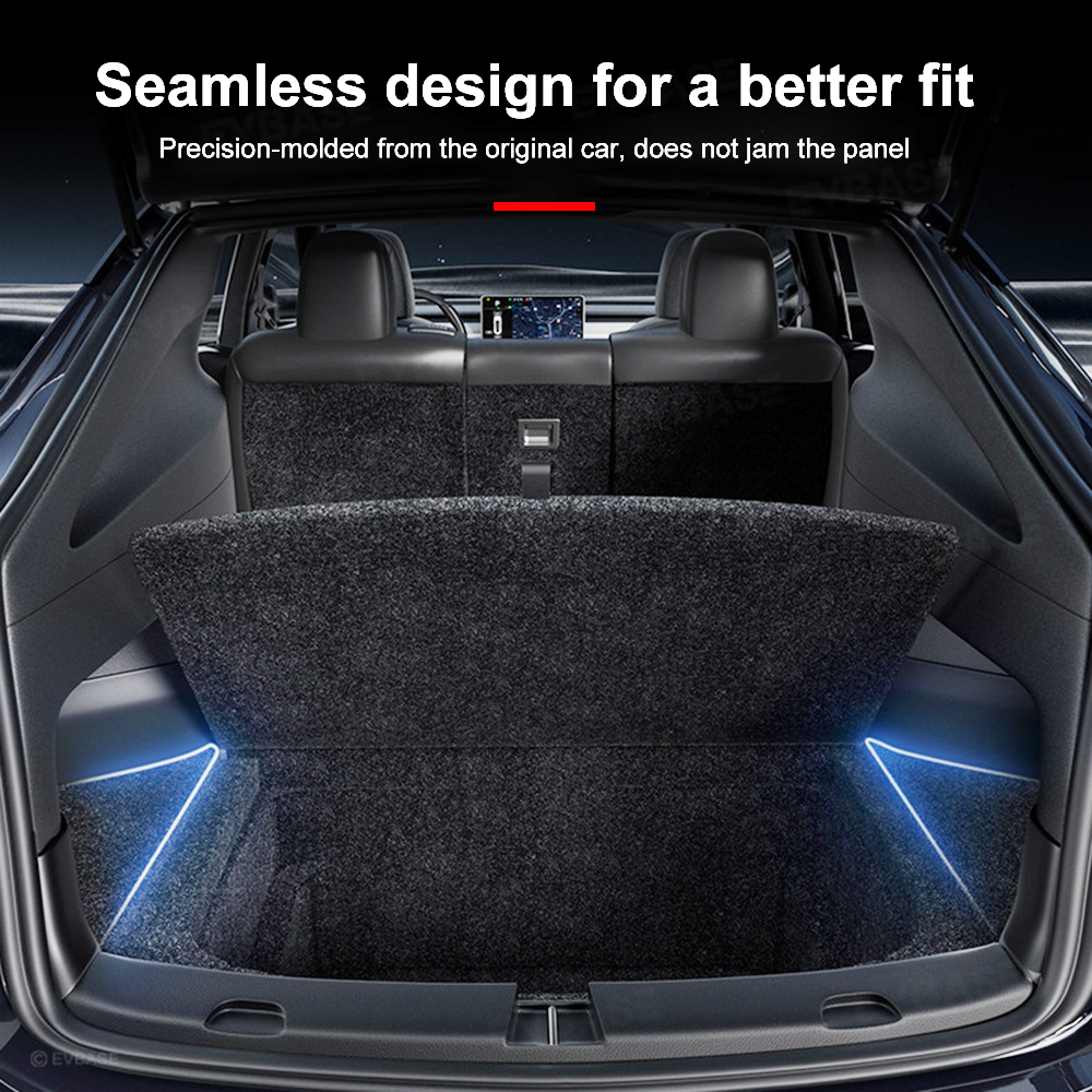 Model Y Juniper Trunk Storage Box Back Trunk Side Organizer Storage Bins Tesla Organizer