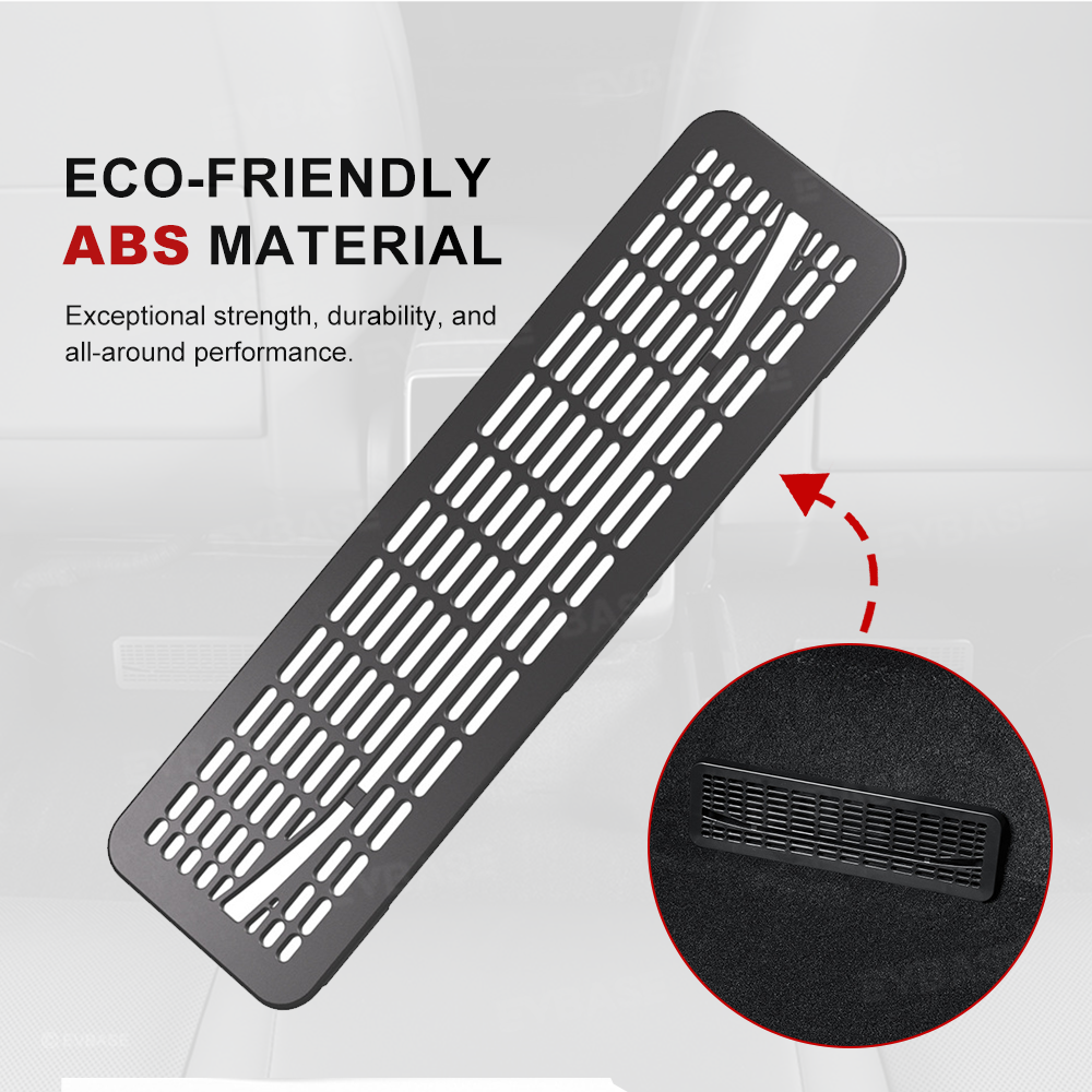Model Y Juniper Grille Mesh Insert & Air Intake Vent Cover & Under-Seat Air Vent Cover Air Flow Outlet Protector