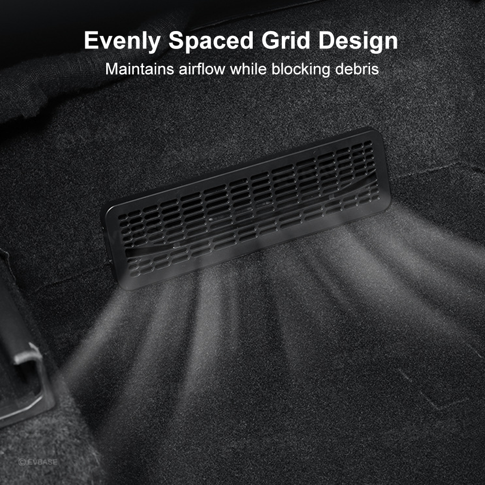 Model Y Juniper Grille Mesh Insert & Air Intake Vent Cover & Under-Seat Air Vent Cover Air Flow Outlet Protector