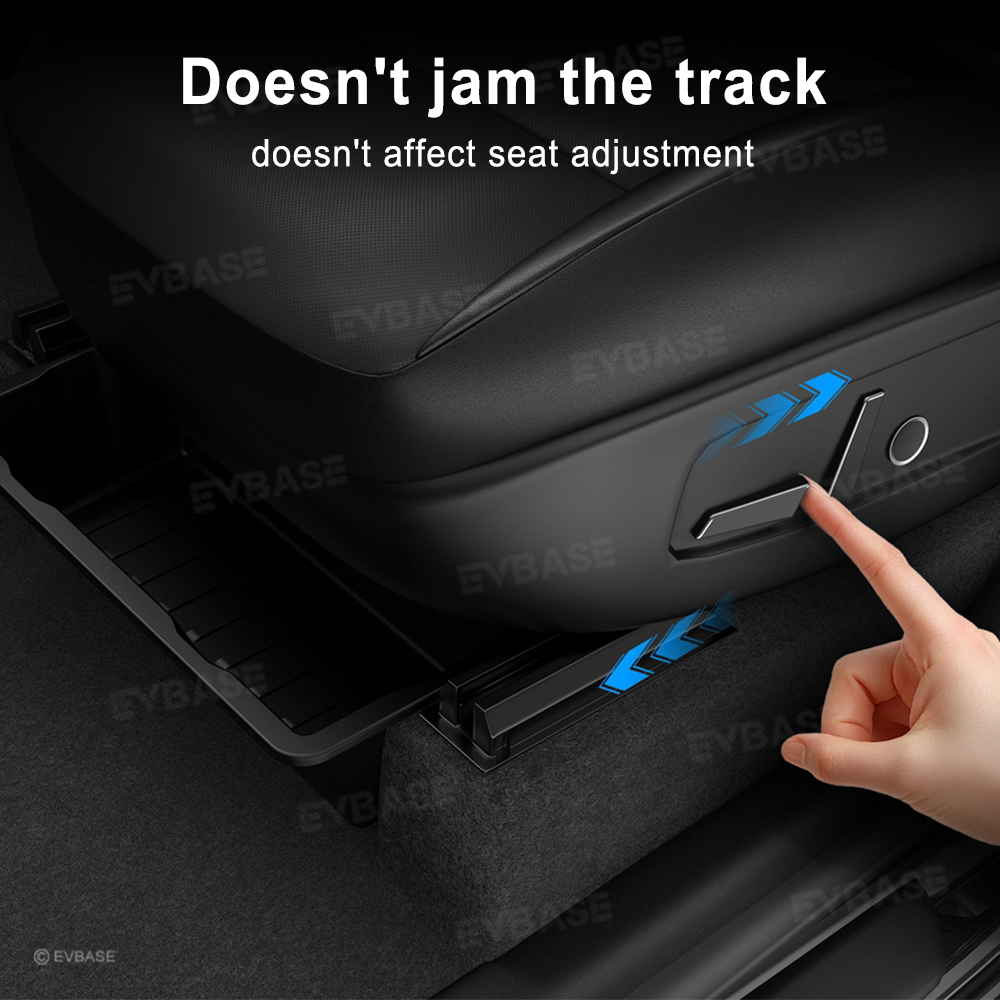 Model Y Juniper Underseat Storage Box Tesla Organizer Hidden Silicone Tray