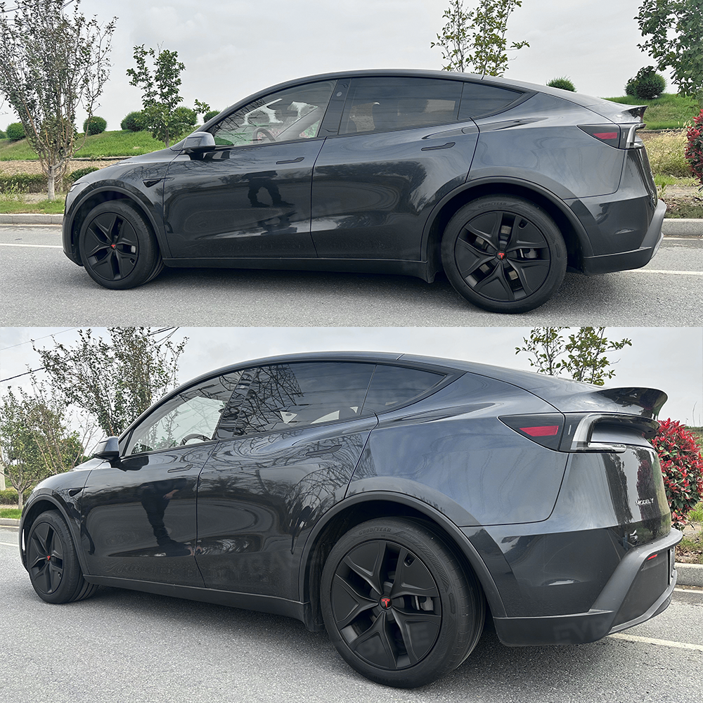 Model Y Juniper Wheel Covers 19 Inch Crossflow Wheels Hubcaps Inspired By Model Y Performance