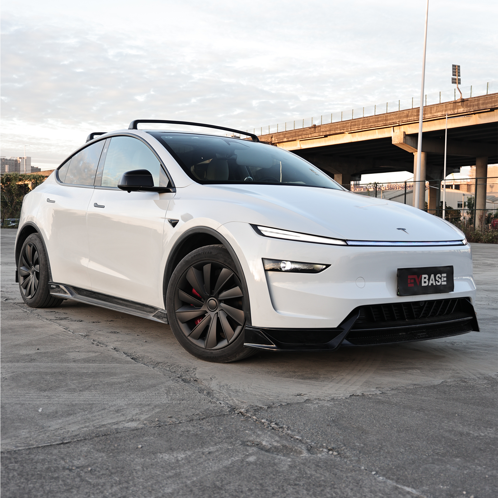 Model Y Juniper Wheel Covers 19 Inch Induction Style Matte Black Hubcaps Rim Covers for Tesla