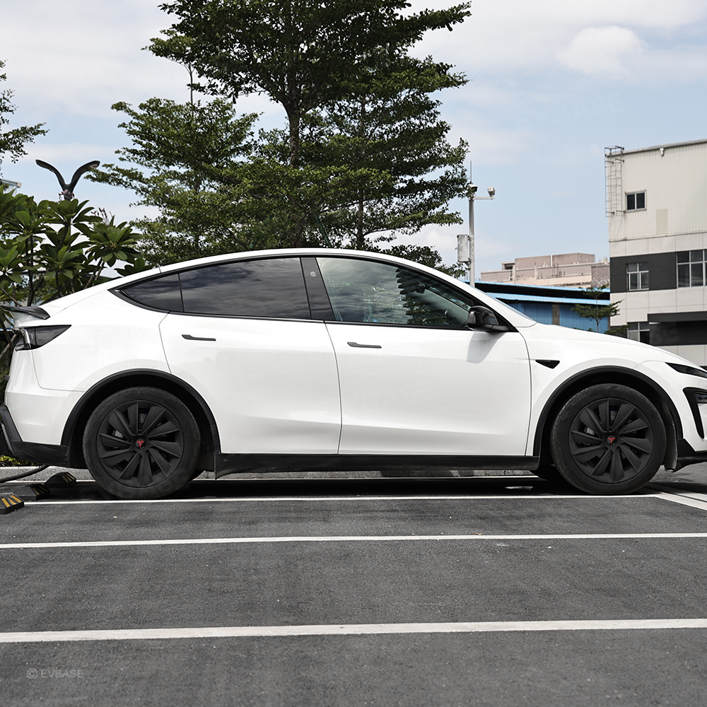 Model Y Juniper Wheel Covers 19 Inch Induction Style Matte Black Hubcaps Rim Covers for Tesla