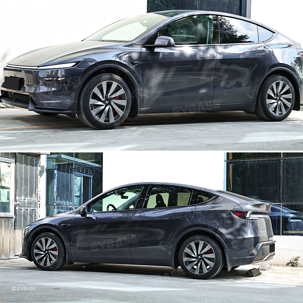 Model Y Juniper 19 Inch Wheel Covers for Tesla Crossflow Wheel Spiral Style Aero Hub Caps 4PCS-BF 30% OFF