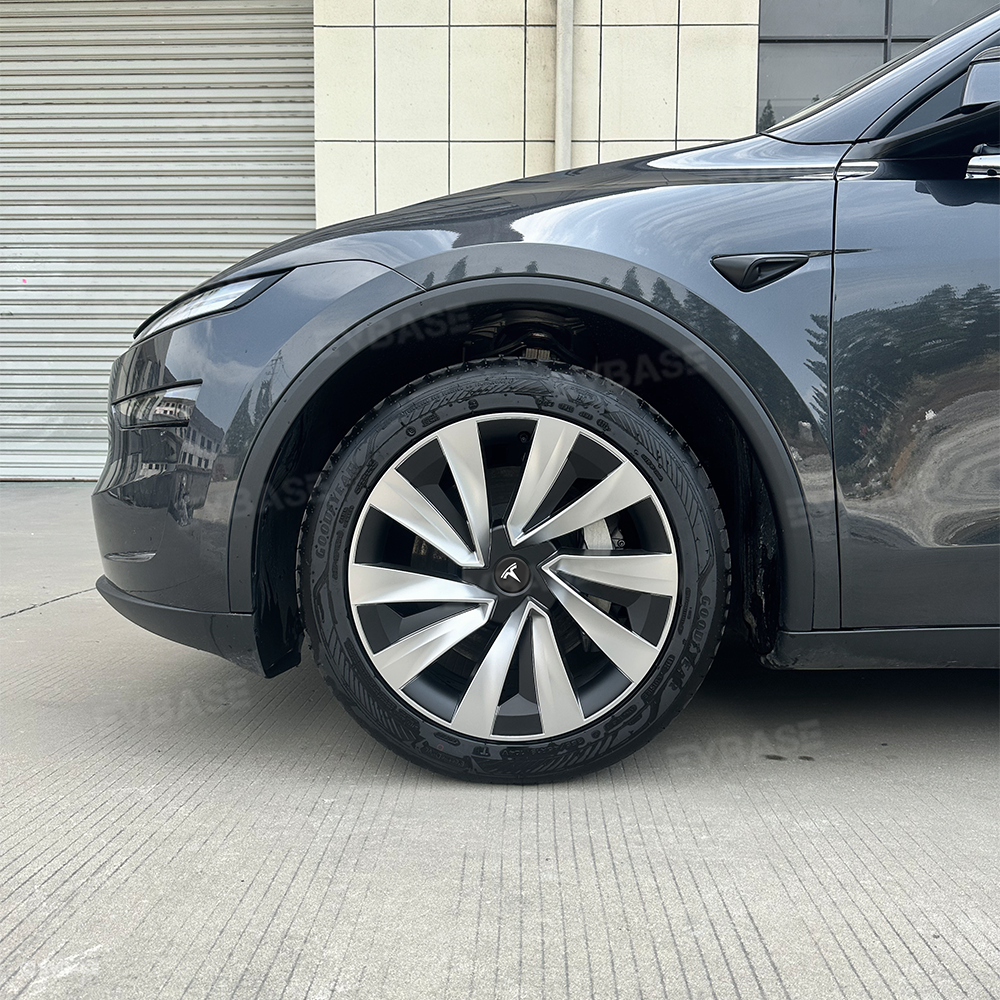 Model Y Juniper Wheel Covers for 19 Inch Tesla Wheel Spiral Style Aero Tesla Hub Caps 4PCS