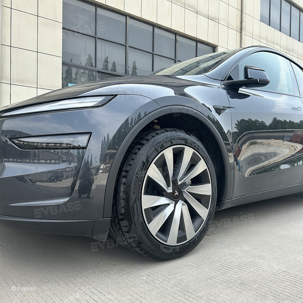 Model Y Juniper Wheel Covers for 19 Inch Tesla Wheel Spiral Style Aero Tesla Hub Caps 4PCS