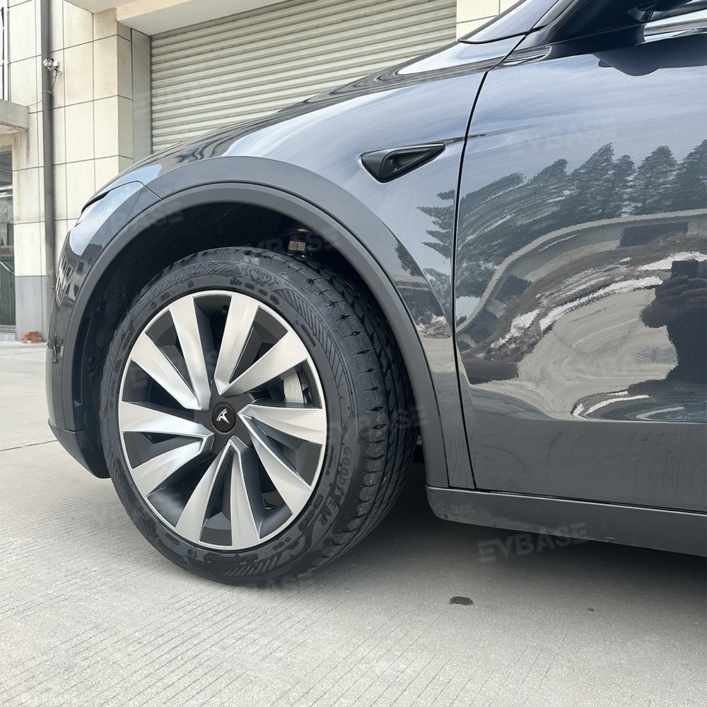 Model Y Juniper Wheel Covers for 19 Inch Tesla Wheel Spiral Style Aero Tesla Hub Caps 4PCS