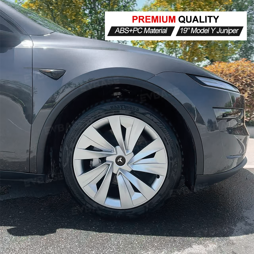 Model Y Juniper Wheel Covers for 19 Inch Tesla Wheel Spiral Style Aero Tesla Hub Caps 4PCS