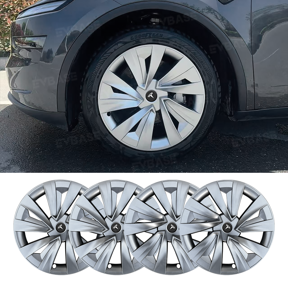 Model Y Juniper Wheel Covers for 19 Inch Tesla Wheel Spiral Style Aero Tesla Hub Caps 4PCS