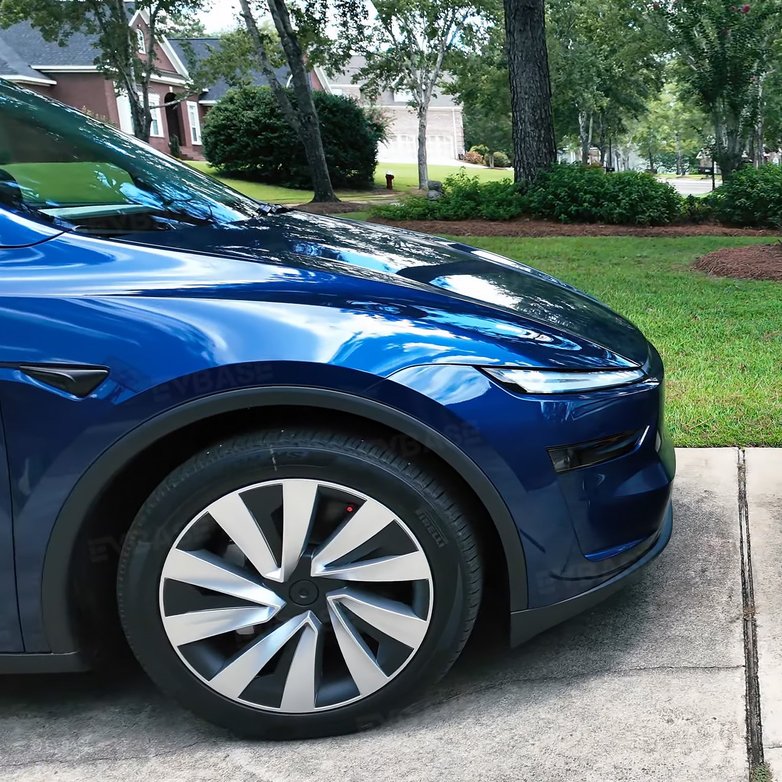 Model Y Juniper Wheel Covers for 19 Inch Tesla Wheel Spiral Style Aero Tesla Hub Caps 4PCS