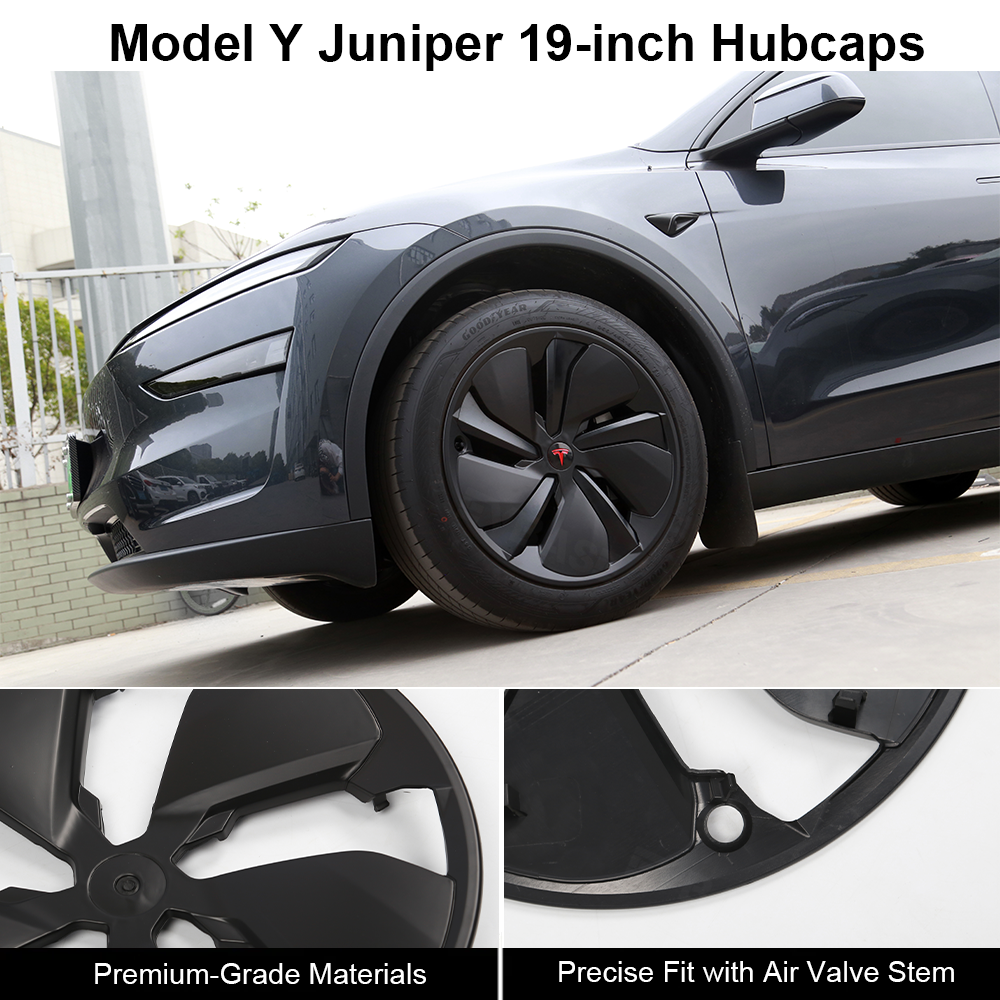 Model Y Juniper Wheel Covers for Tesla 19 Inch Crossflow Wheels OEM Style Hubcaps
