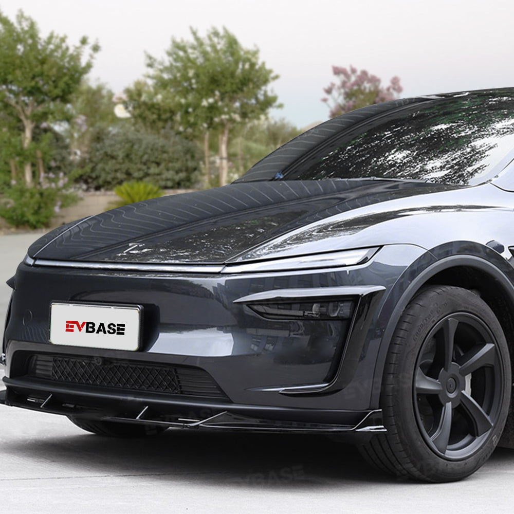 Model Y Juniper Front Lip ABS Bumper Lip Splitter with Fang-Style for Tesla