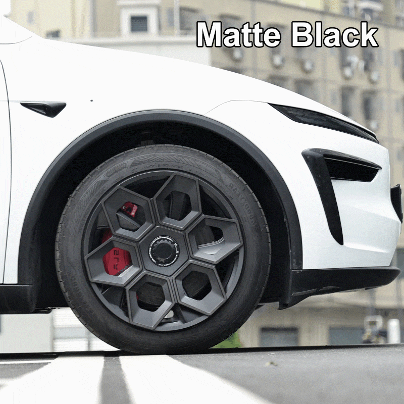 Model Y/ Y Juniper Wheel Covers 19 Inch Hex Wedge Hubcaps Honeycomb Wheels Style for Tesla