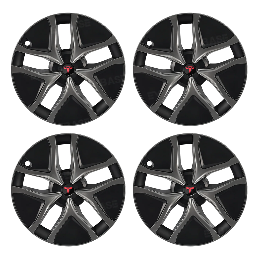 Model Y Juniper Wheel Covers 19 Inch Wheels Hubcaps Performance Look