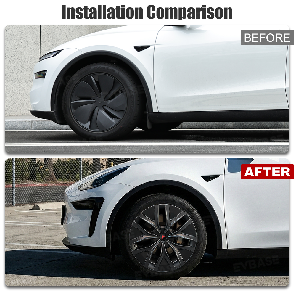 Model Y/ Y Juniper 19 Inch Wheel Covers Performance-Inspired Wheels Hubcaps for Tesla