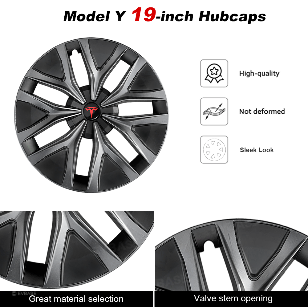 Model Y/ Y Juniper 19 Inch Wheel Covers Performance-Inspired Wheels Hubcaps for Tesla