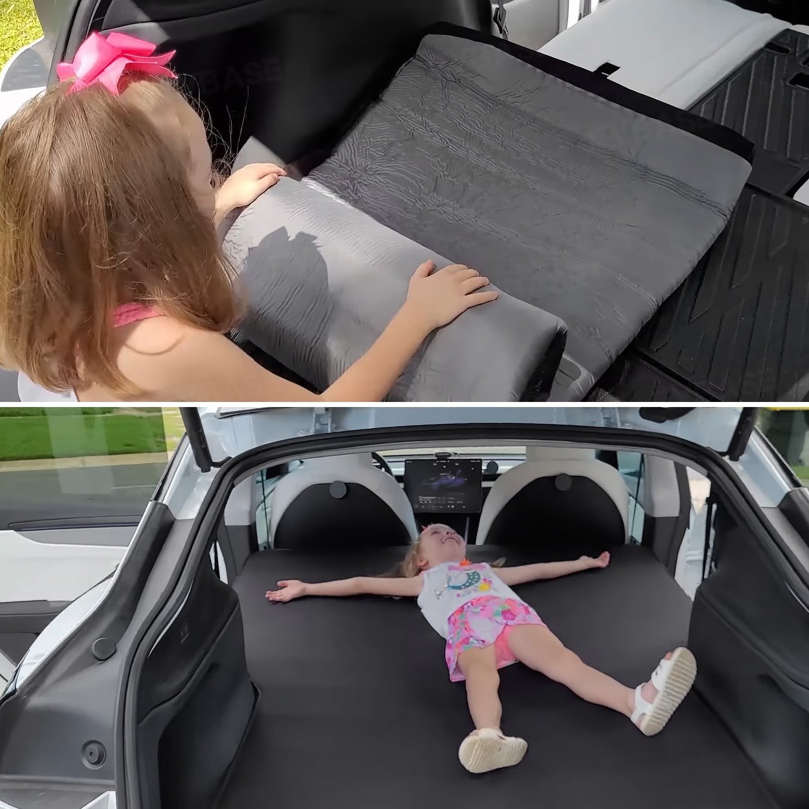 Model Y/ Y Juniper Air Mattress Inflatable Camping Mattress With OEM Style External Air Pump