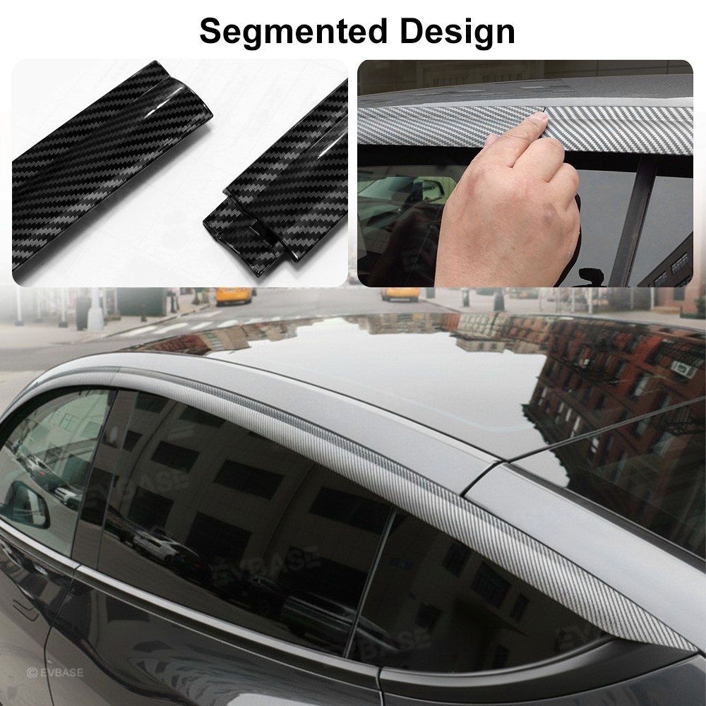 Model Y/ Y Juniper Rain Guards Side Window Visors ABS Wind Deflectors for Tesla