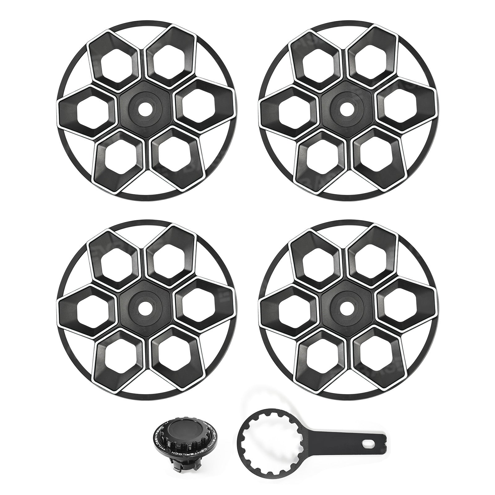 Model Y/ Y Juniper Wheel Covers 19 Inch Hex Wedge Hubcaps Honeycomb Wheels Style for Tesla