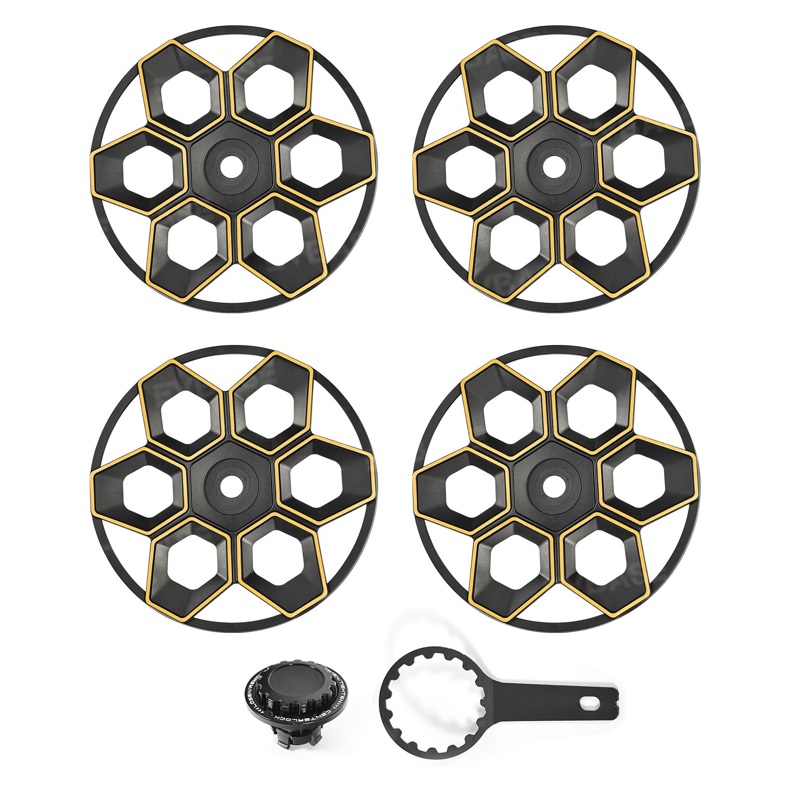 Model Y/ Y Juniper Wheel Covers 19 Inch Hex Wedge Hubcaps Honeycomb Wheels Style for Tesla