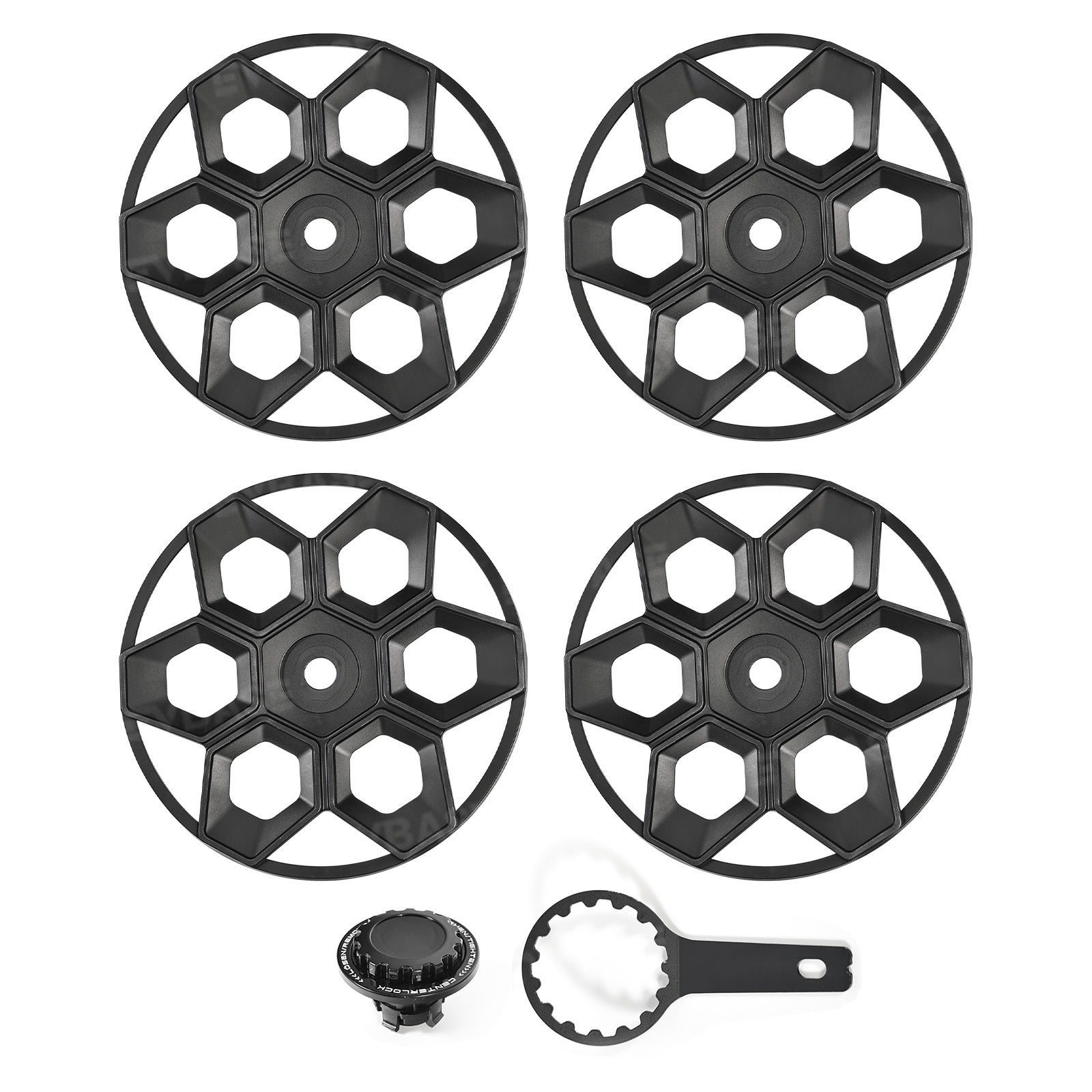 Model Y/ Y Juniper Wheel Covers 19 Inch Hex Wedge Hubcaps Honeycomb Wheels Style for Tesla