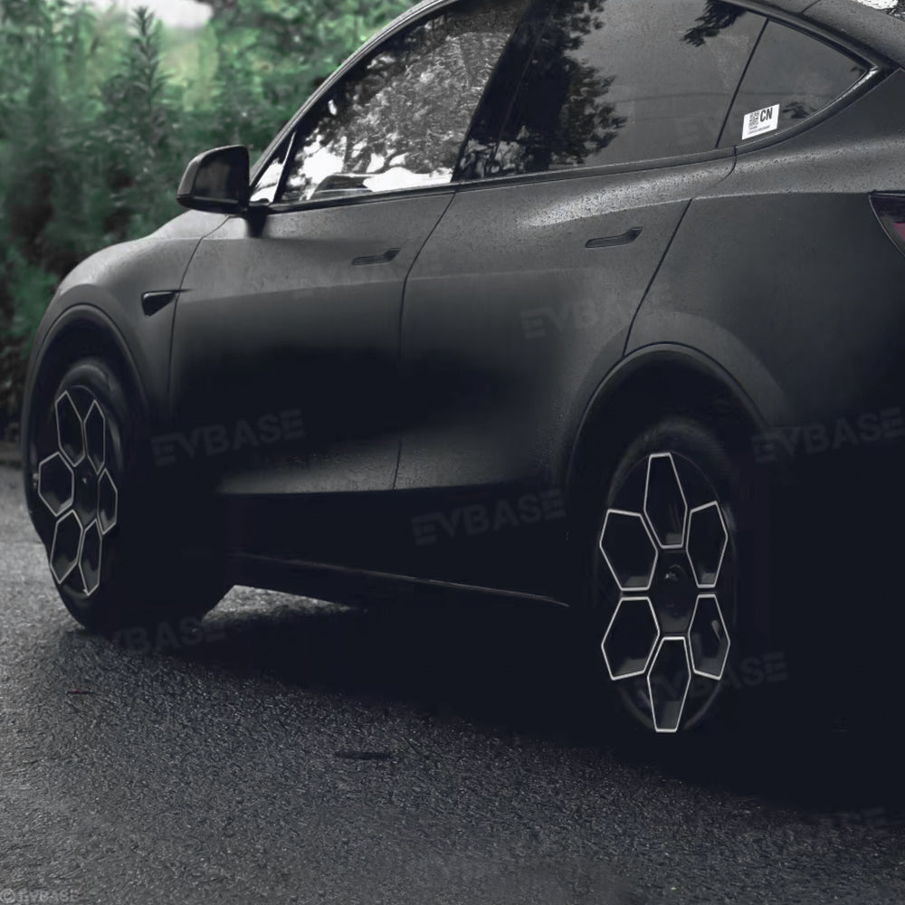 Model Y/ Y Juniper Wheel Covers 19 Inch Hex Wedge Hubcaps Honeycomb Wheels Style for Tesla