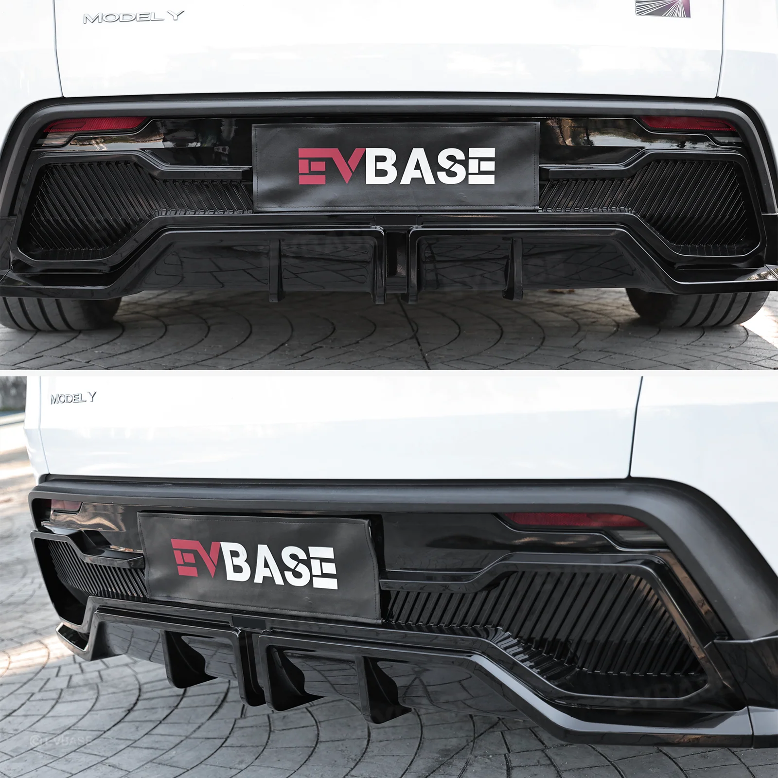 Model Y Juniper Rear Diffuser Aerodynamic Rear Bumper Diffuser Lip Extension Splitter