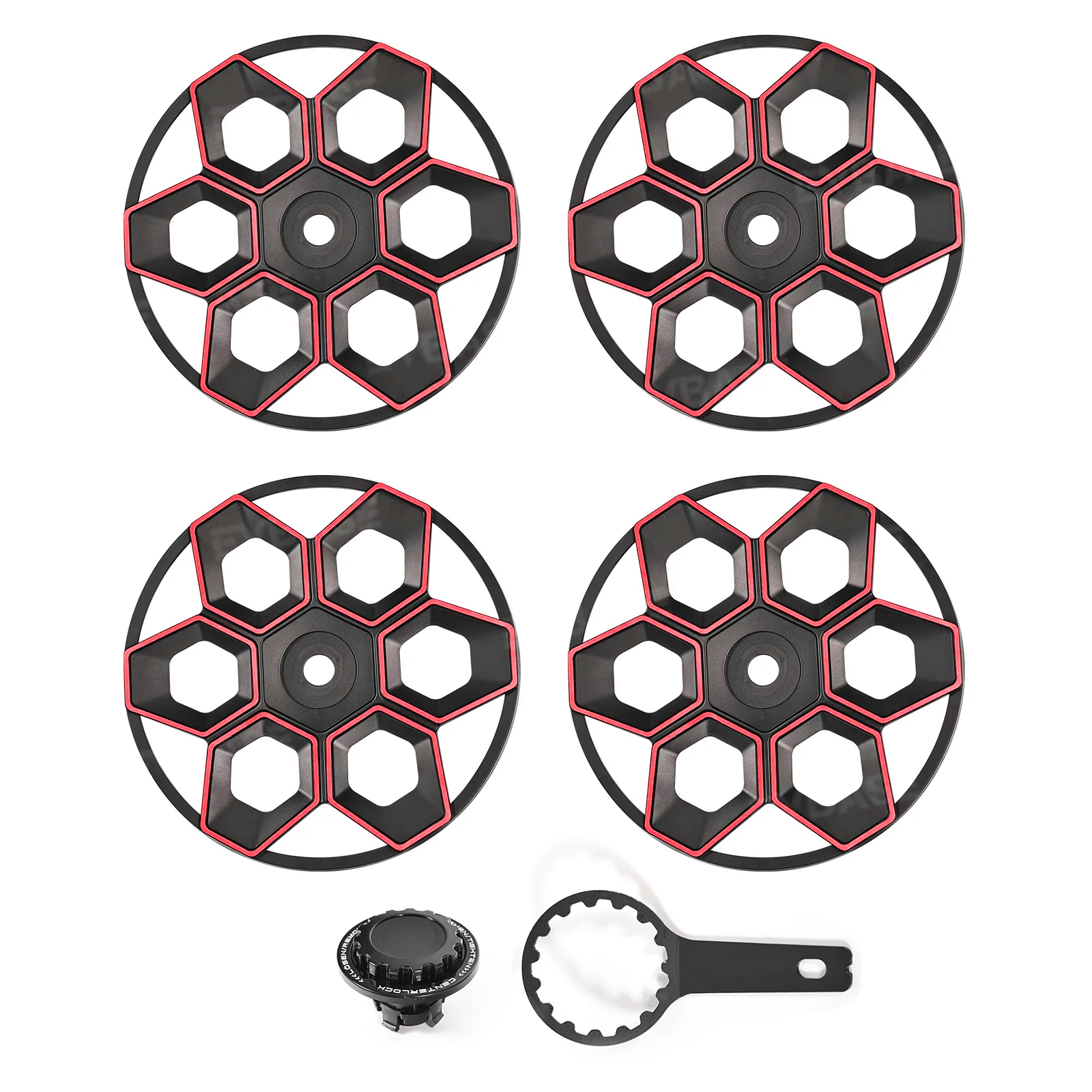 Model Y/ Y Juniper Wheel Covers 19 Inch Hex Wedge Hubcaps Honeycomb Wheels Style for Tesla