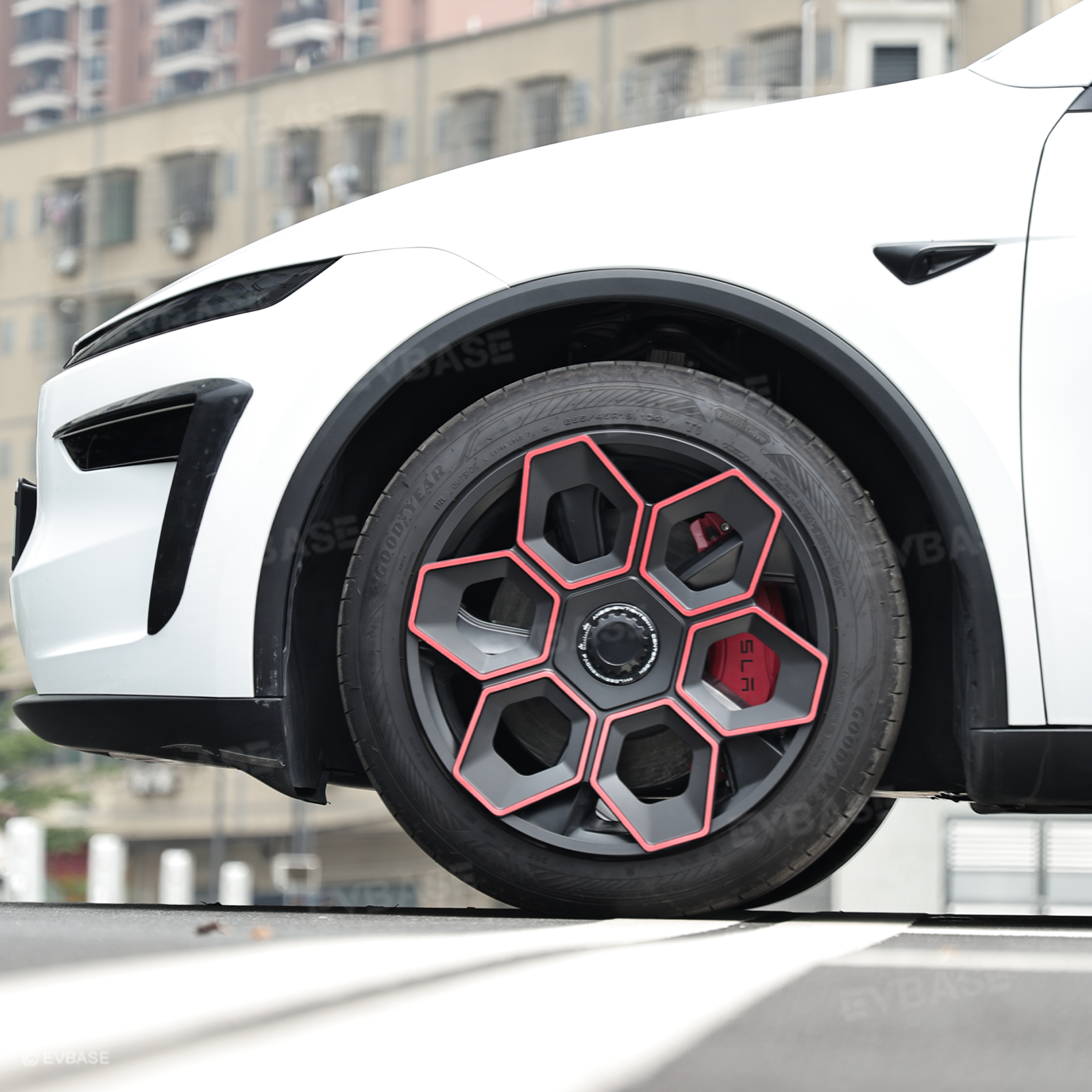 Model Y/ Y Juniper Wheel Covers 19 Inch Hex Wedge Hubcaps Honeycomb Wheels Style for Tesla