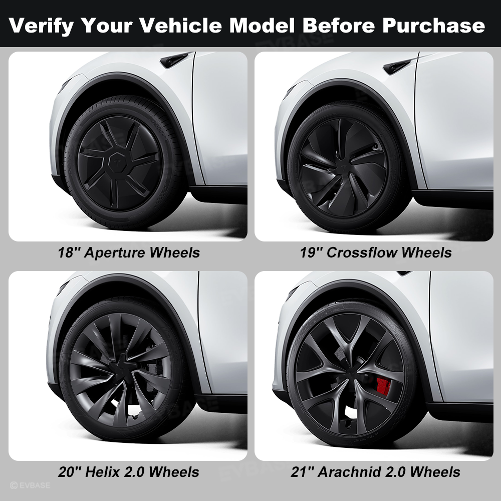 Model Y Juniper Aero Wheel Covers International Soccer Style Hubcaps for Tesla 18/19/20/21 Inch Wheels
