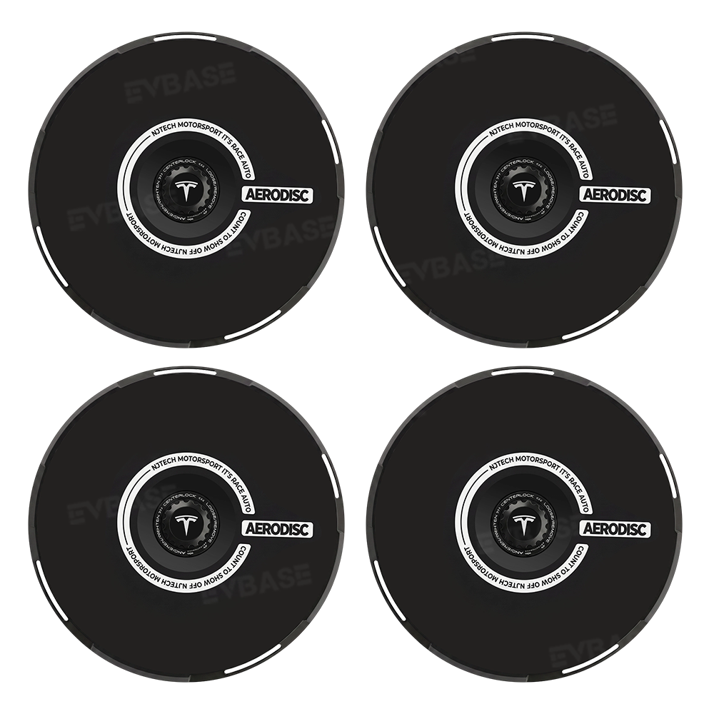 Model Y Juniper Aero Wheel Covers Custom UV-Printed Graphic Hubcaps for Tesla 18/19/20/21 Inch Wheels