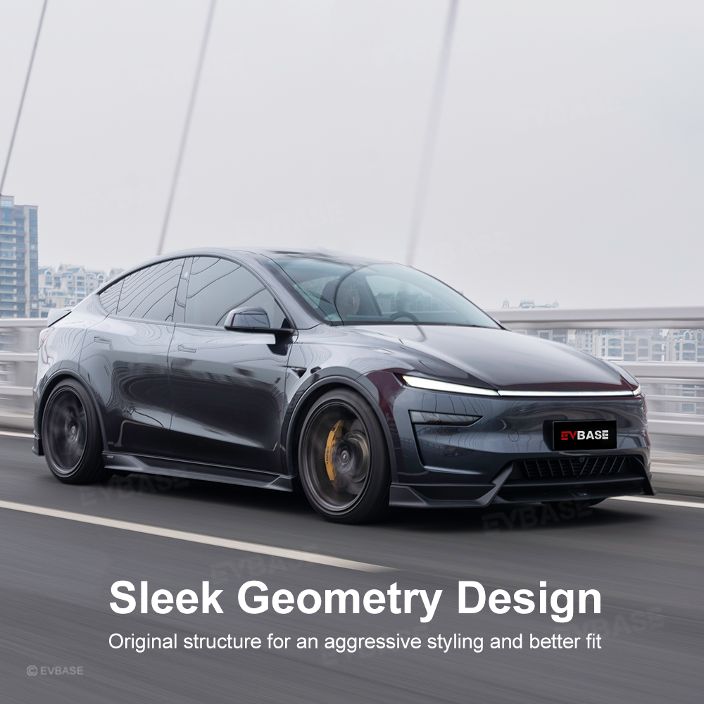 Model Y Juniper Body Kit Performance Style Front Lip & Side Skirts & Rear Diffuser for Tesla
