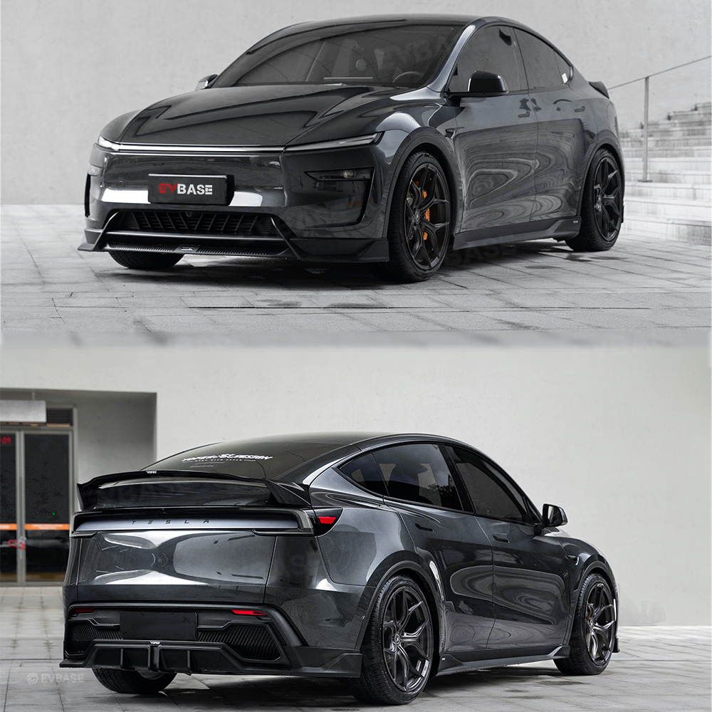 Model Y Juniper Body Kit Performance Style Front Lip & Side Skirts & Rear Diffuser & Rear Spoiler for Tesla