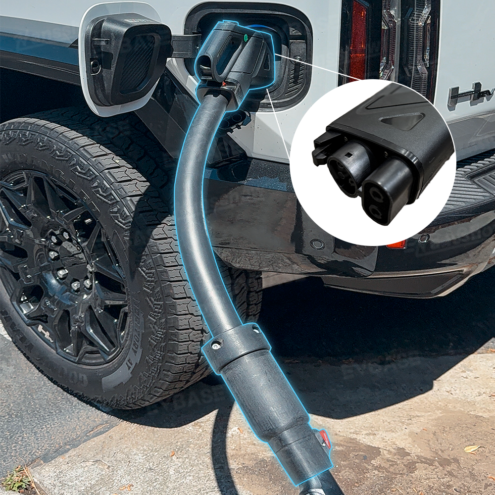 NACS to CCS1 Adapter with Extension Cable Max 250A/1000V Fast Charge CCS1 EVs at Tesla Superchargers