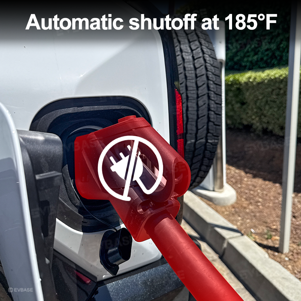NACS to CCS1 Adapter with Extension Cable Max 250A/1000V Fast Charge CCS1 EVs at Tesla Superchargers