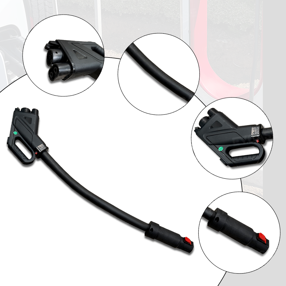 NACS to CCS1 Adapter with Extension Cable Max 250A/1000V Fast Charge CCS1 EVs at Tesla Superchargers