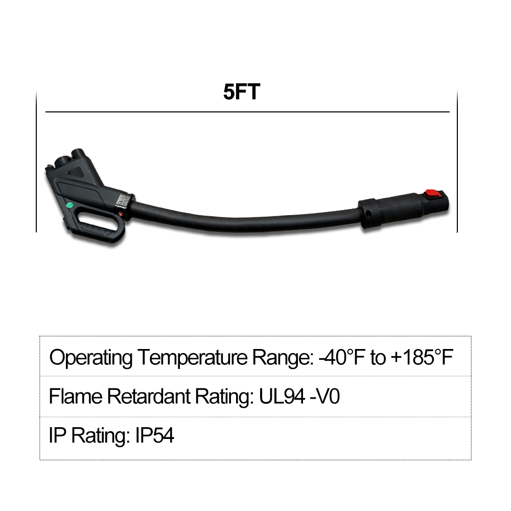 NACS to CCS1 Adapter with Extension Cable Max 250A/1000V Fast Charge CCS1 EVs at Tesla Superchargers