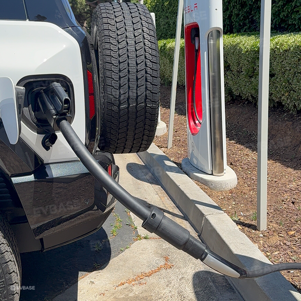 NACS to CCS1 Adapter with Extension Cable Max 250A/1000V Fast Charge CCS1 EVs at Tesla Superchargers