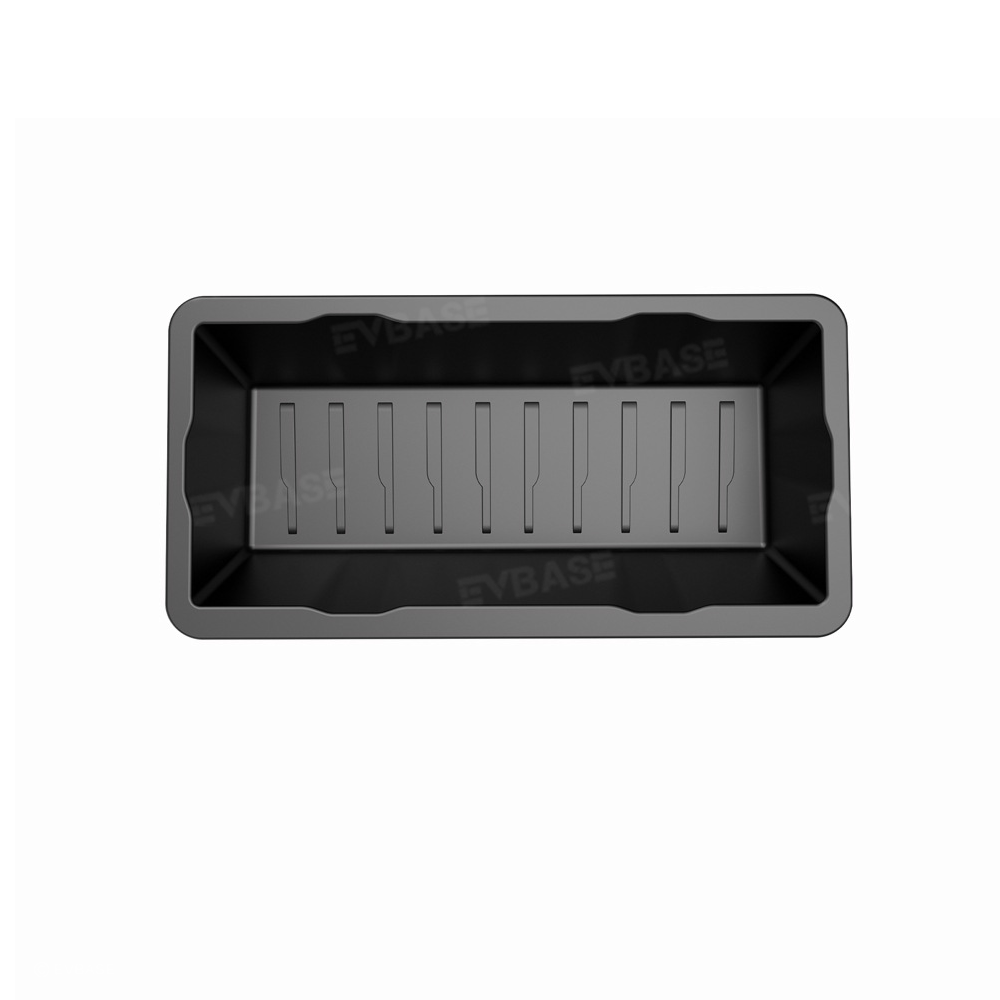 New EVBASE Model Y Underseat Storage Box Organizer Tesla Hidden Tray With double layer Cover