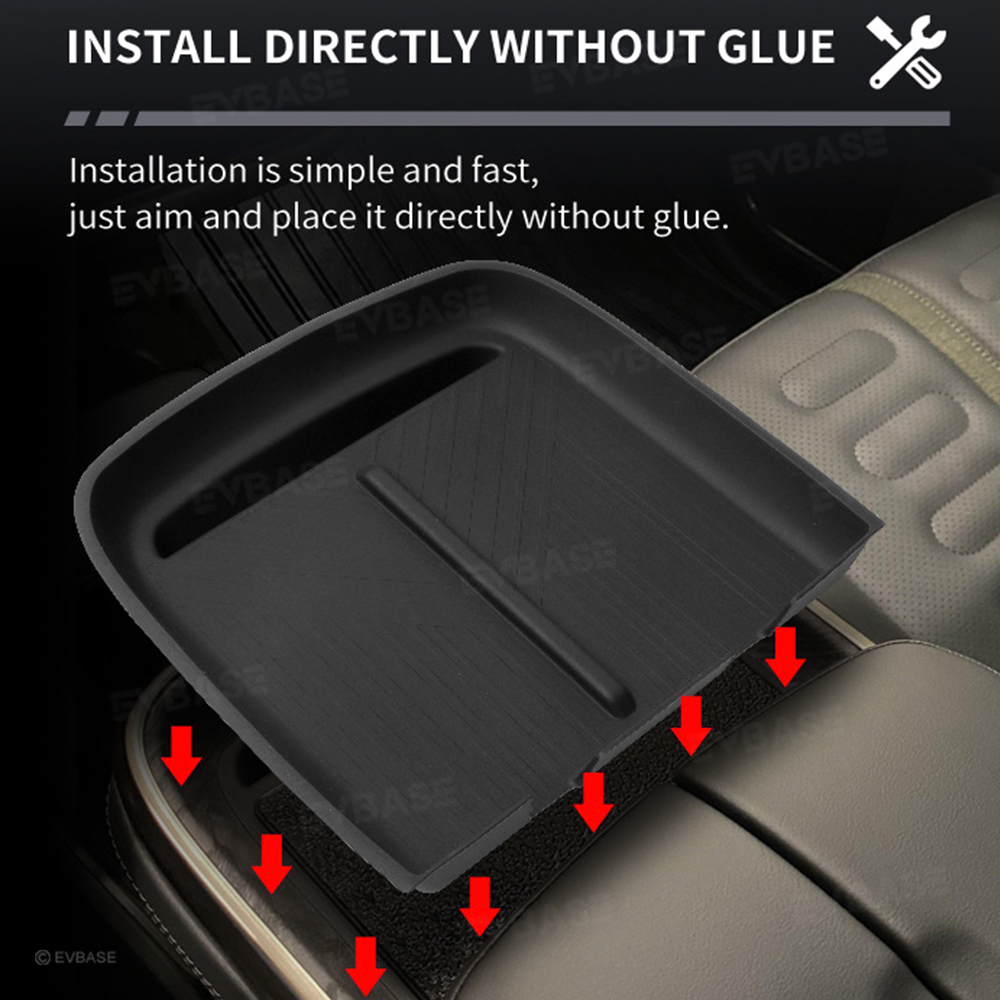 Center Console Wireless Charging Pad for Rivian R1S/R1T Silicone Charger Liner