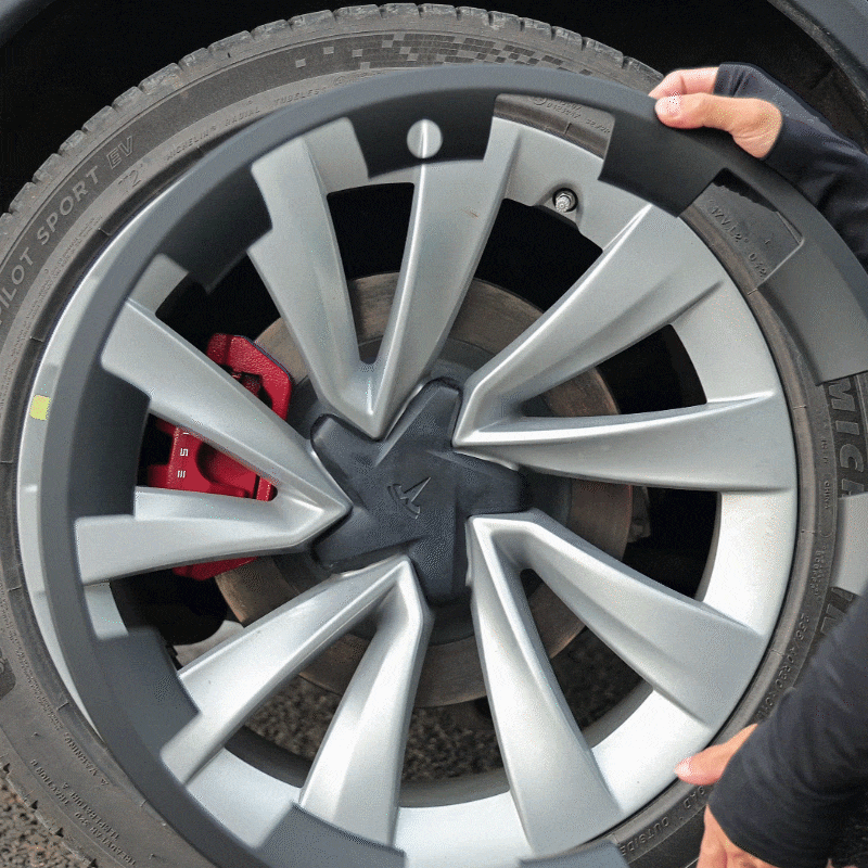 Rim Protector for Tesla Model Y Juniper 20'' Helix 2.0 Wheels All-in-one Rimcase Exterior Protective Trims