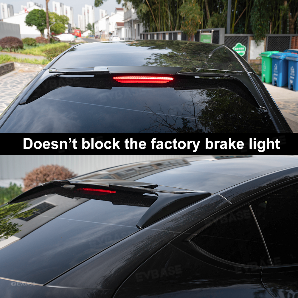 Roof Spoiler Wing ABS Rear Window Spoiler for Tesla Model Y Juniper