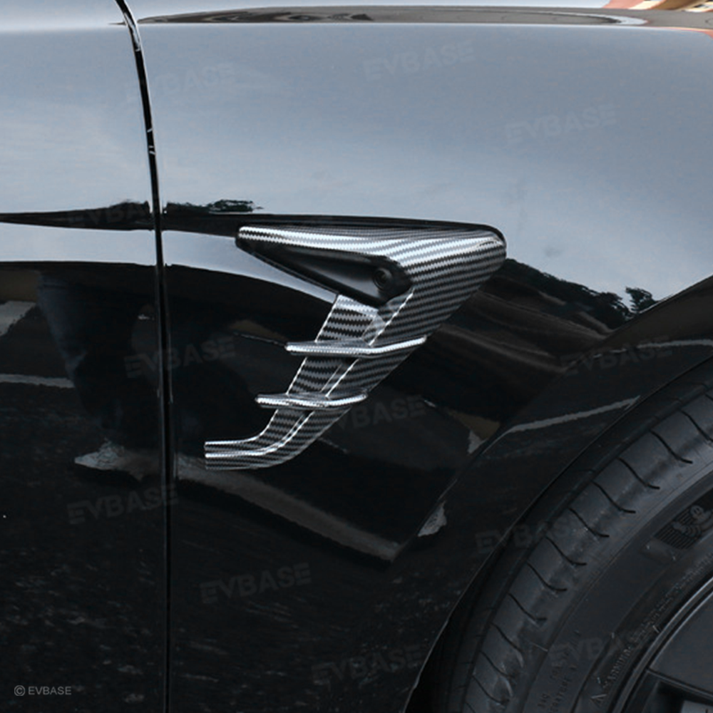 Side Camera Cover for Model Y/ Y Juniper/ 3 Highland Thunder Style Turn Signal Camera ABS Protective Trim Cover 2.0